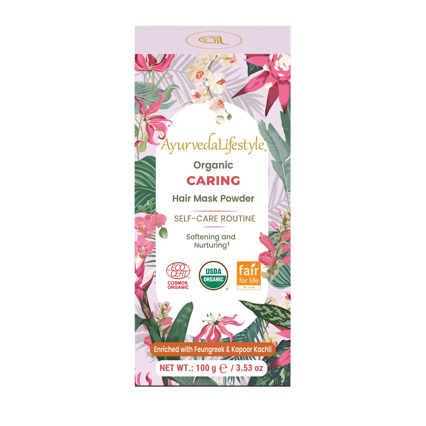 Organic CARING Hair Mask Powder