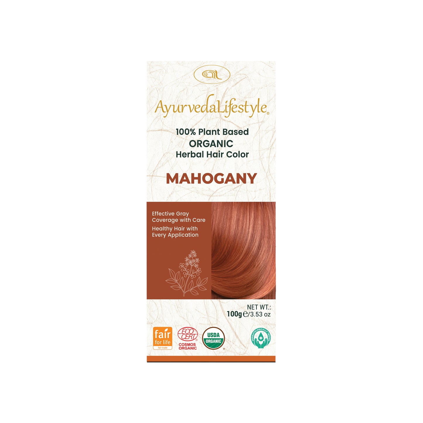 Organic Hair Color - MAHOGANY