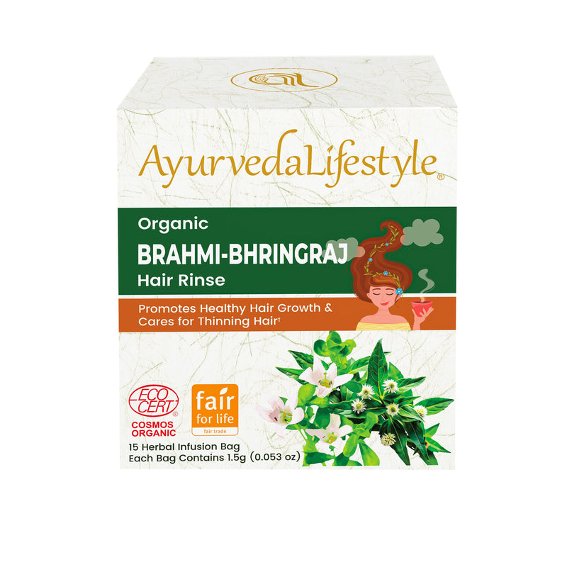 Organic BRAHMI BHRINGRAJ Hair Rinse