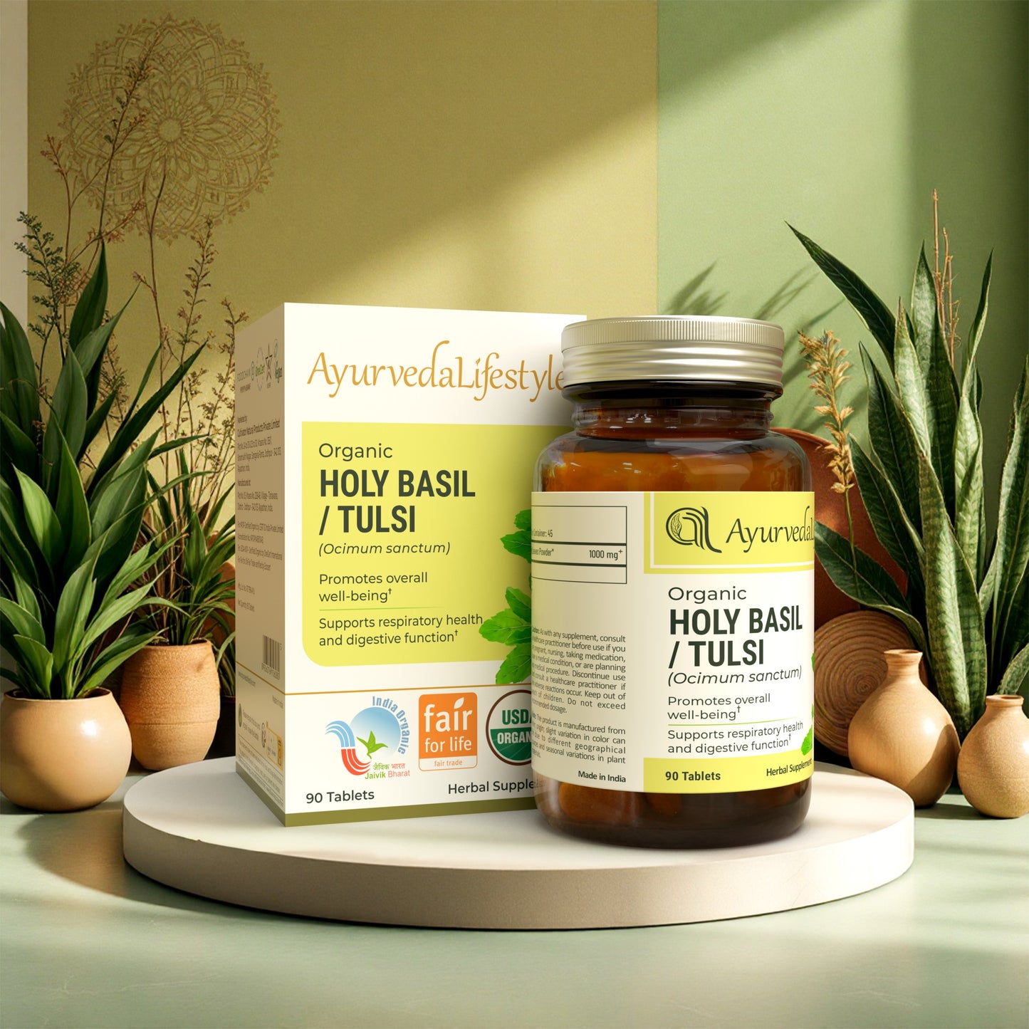 Organic Holy Basil Tablet