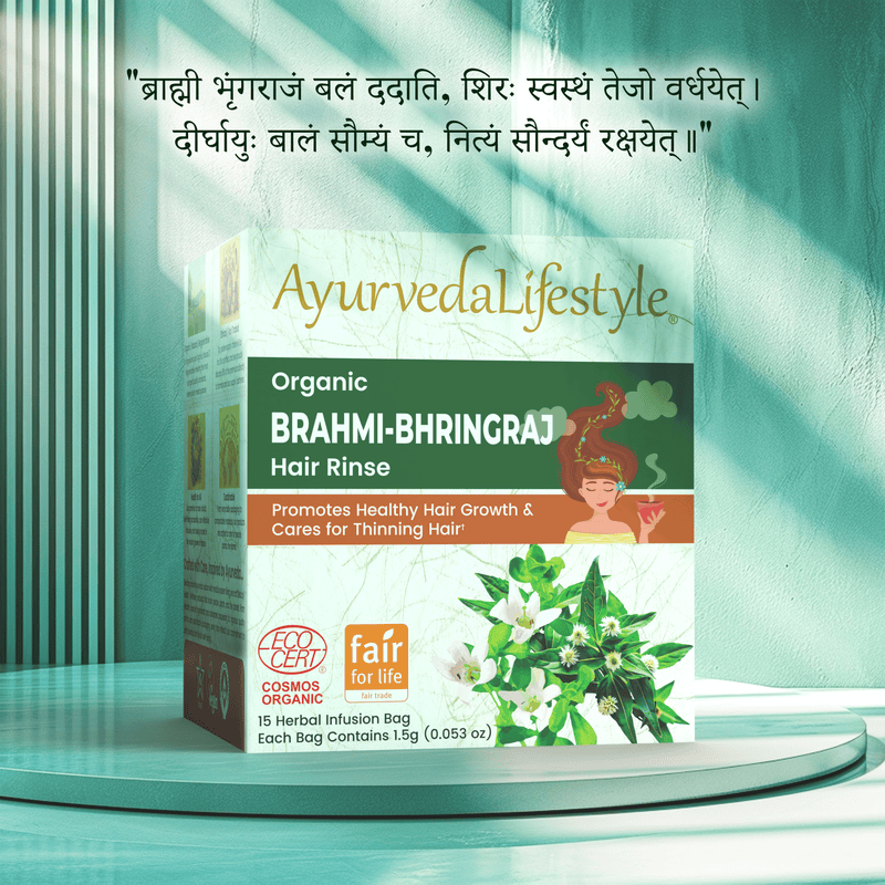 Organic BRAHMI BHRINGRAJ Hair Rinse alternate