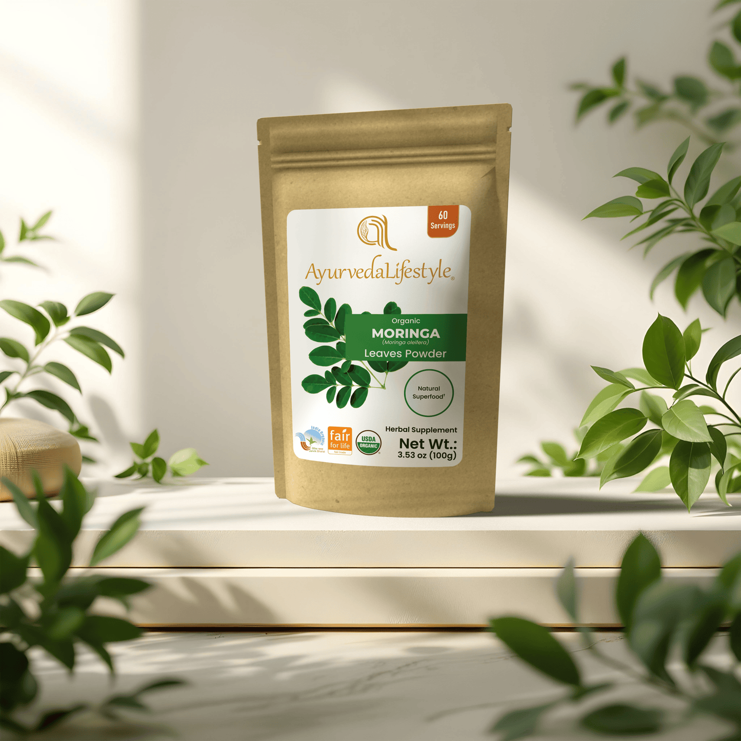 Organic MORINGA Leaf Powder