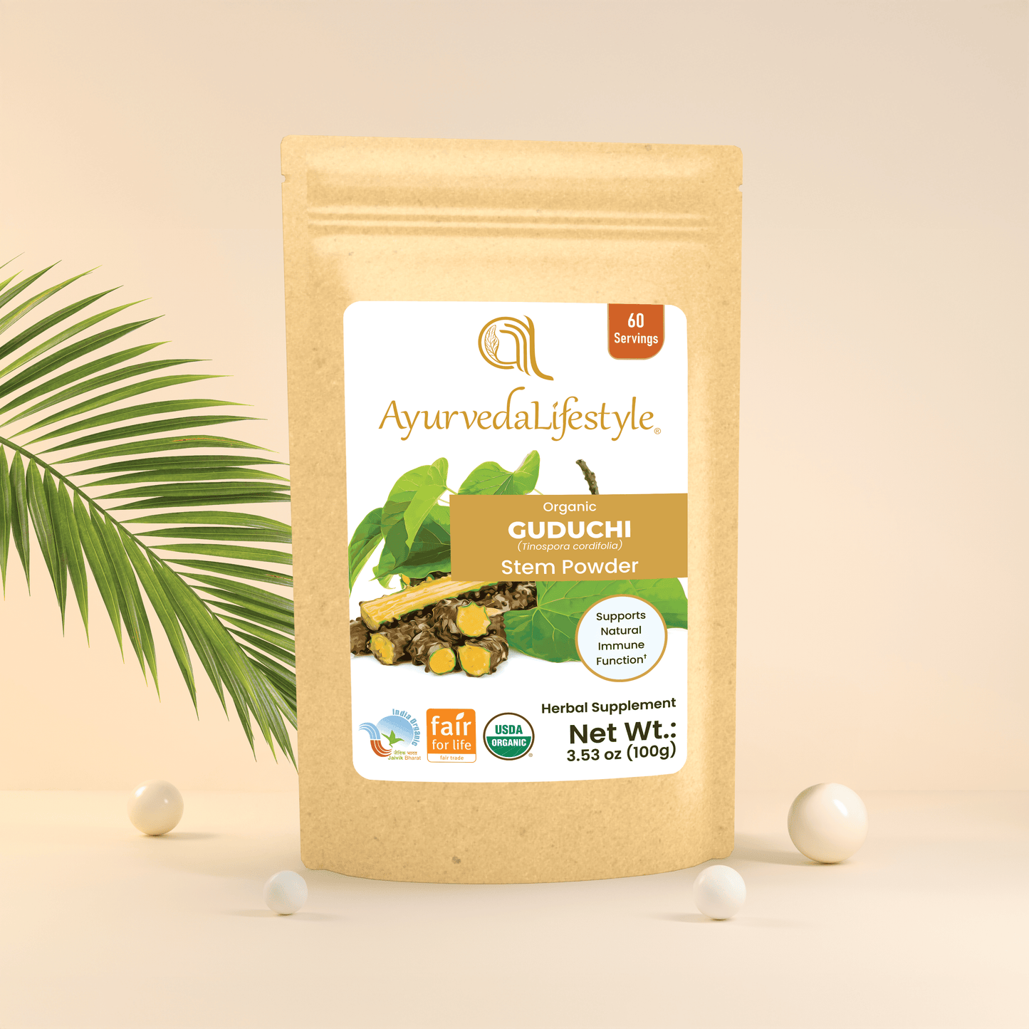 Organic GUDUCHI Stem Powder