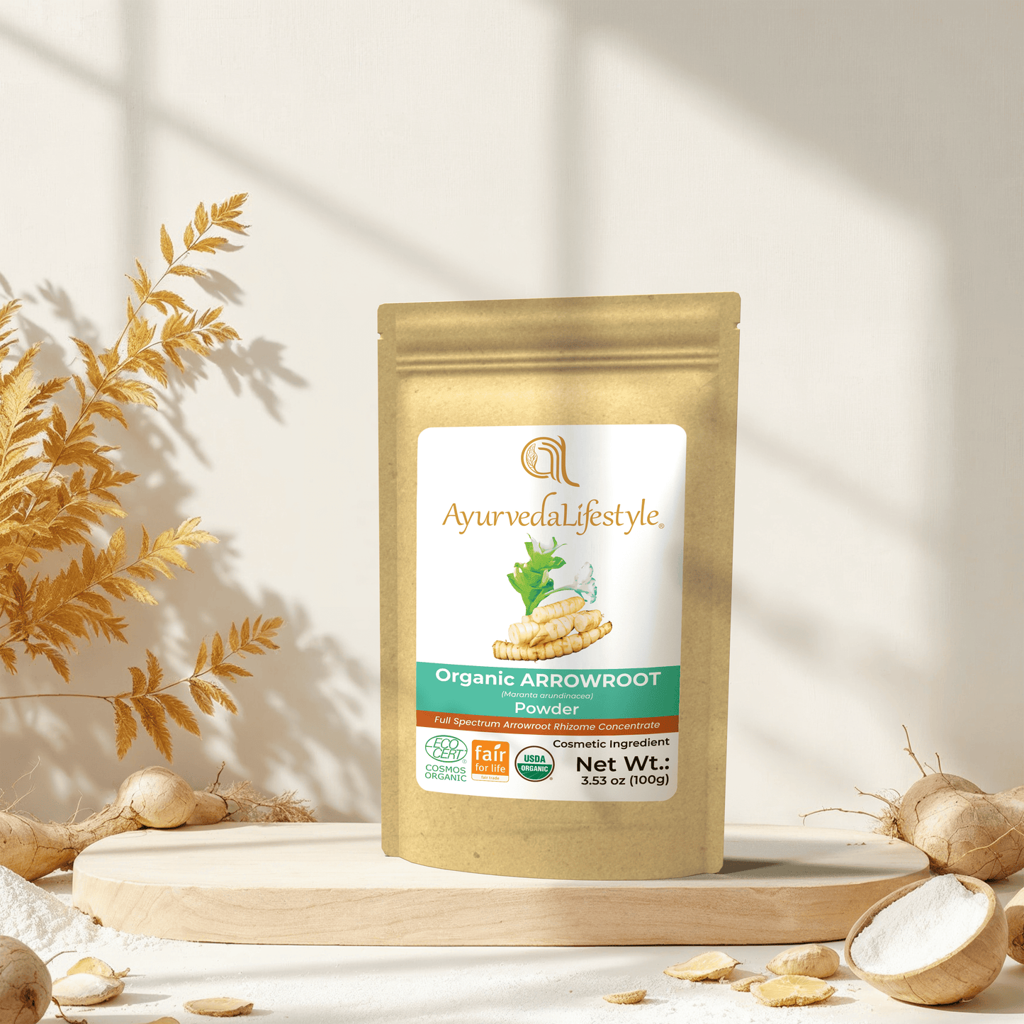 Organic ARROWROOT Powder