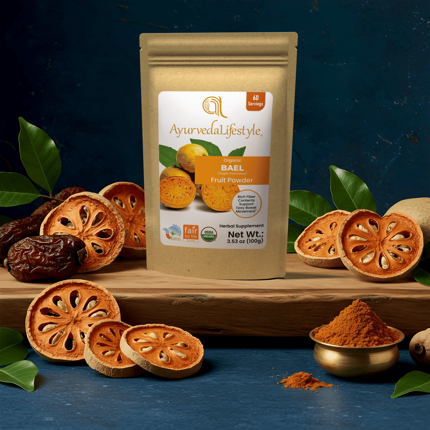 Organic BAEL Fruit Powder