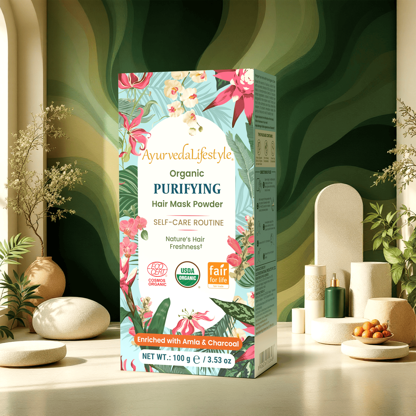 Organic PURIFYING Hair Mask Powder