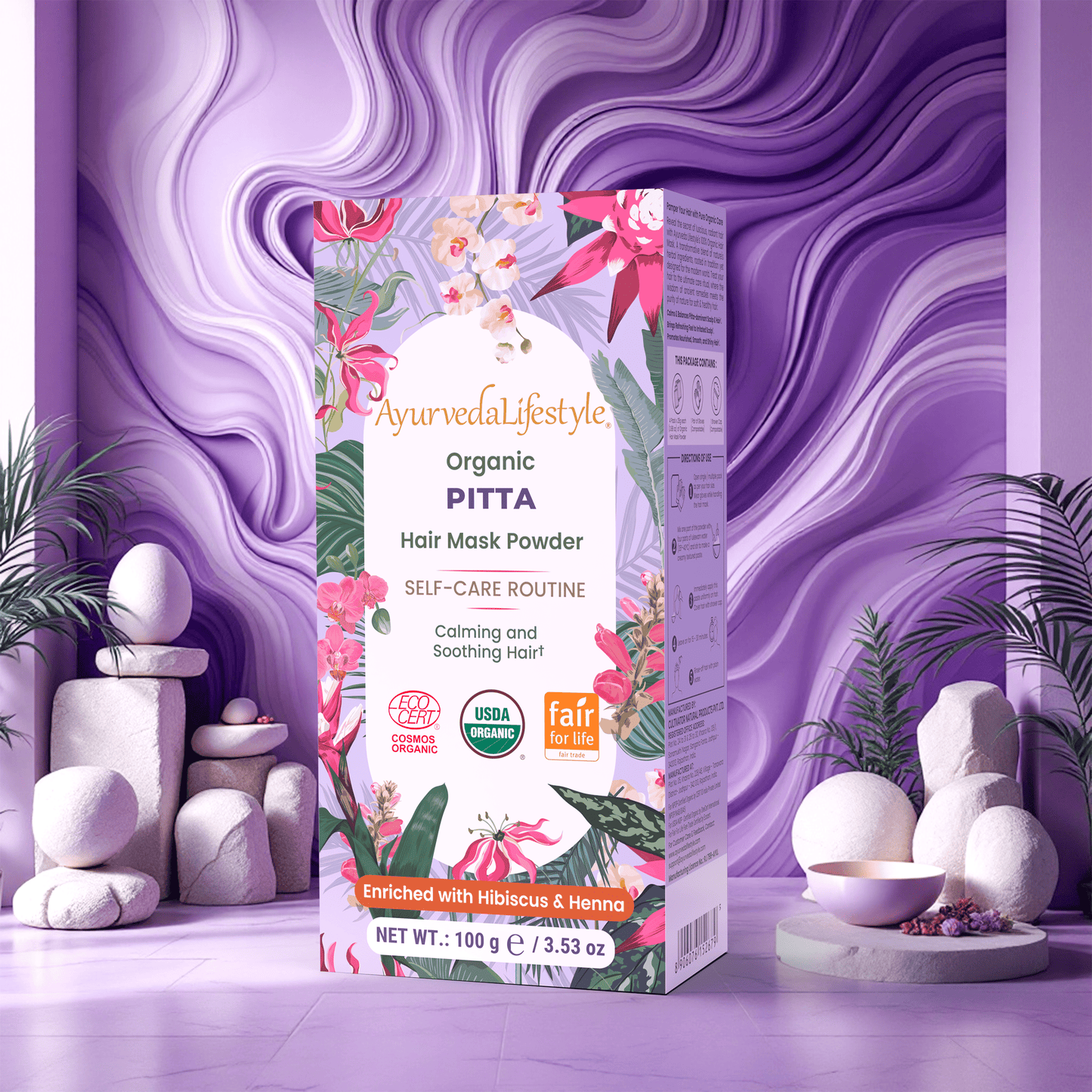 Organic PITTA Hair Mask Powder