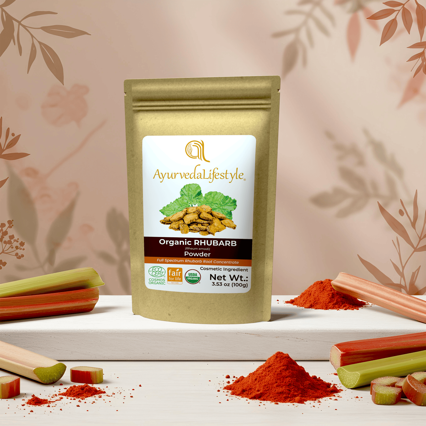 Organic RHUBARB Powder