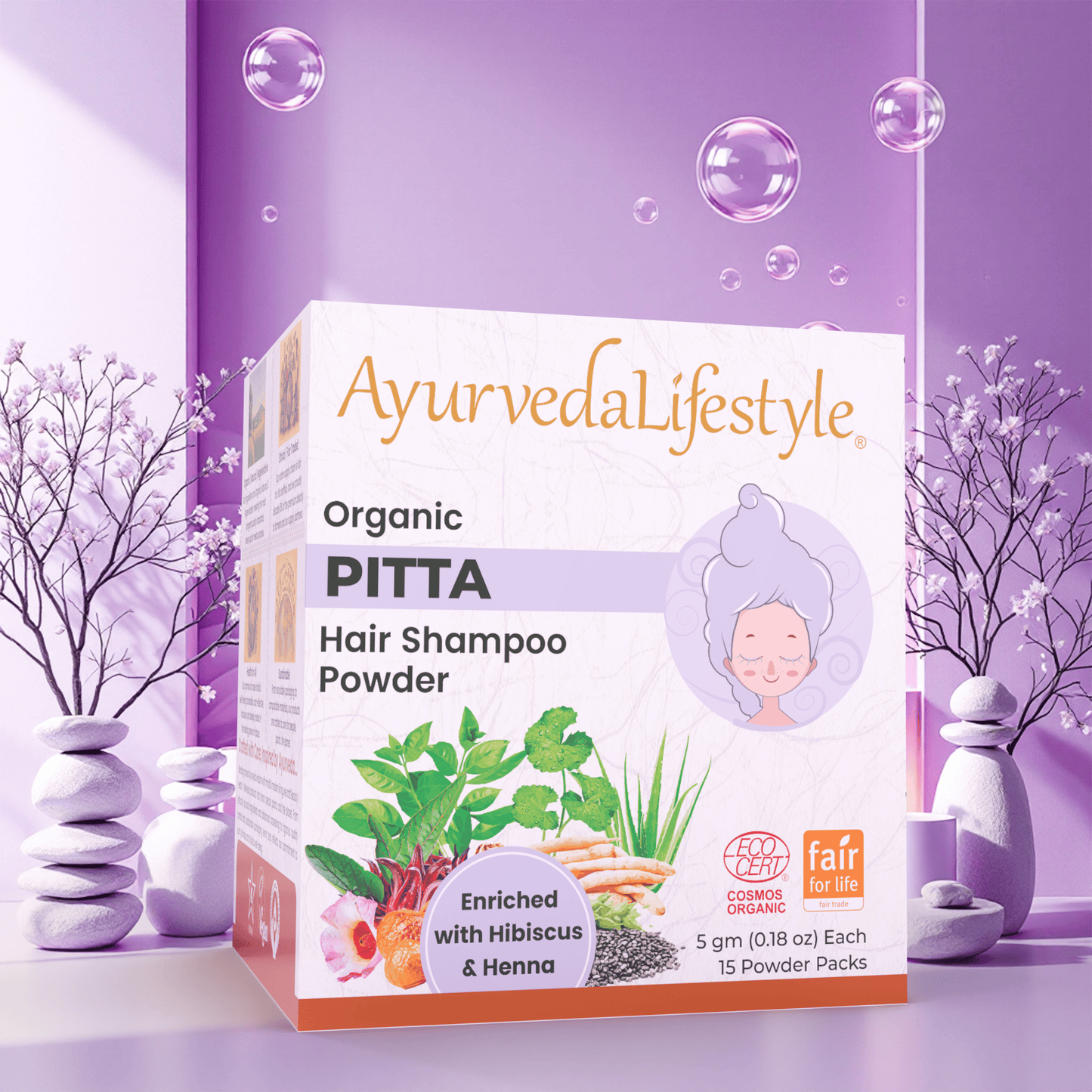 Organic PITTA Hair Shampoo Powder