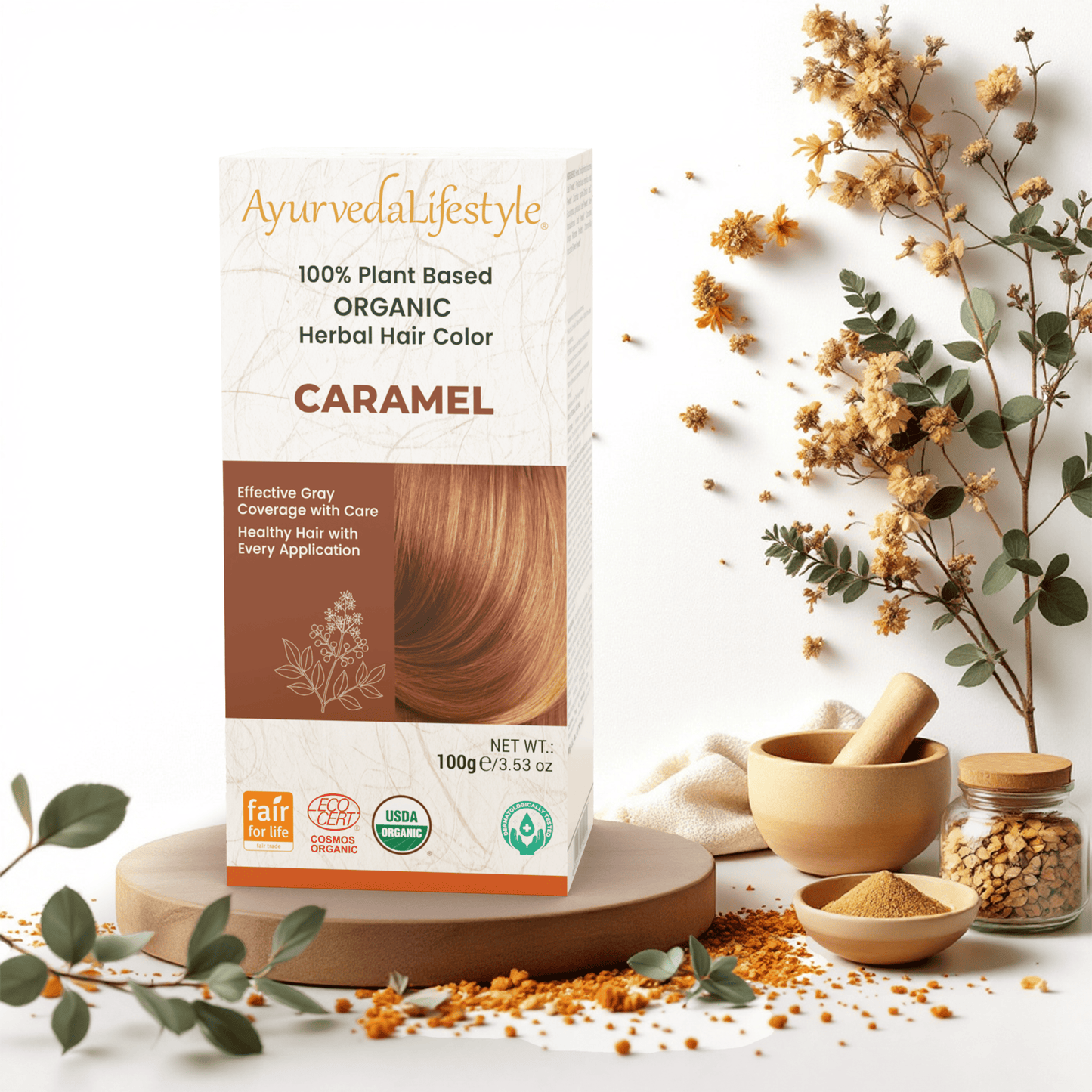 Organic Hair Color - CARAMEL