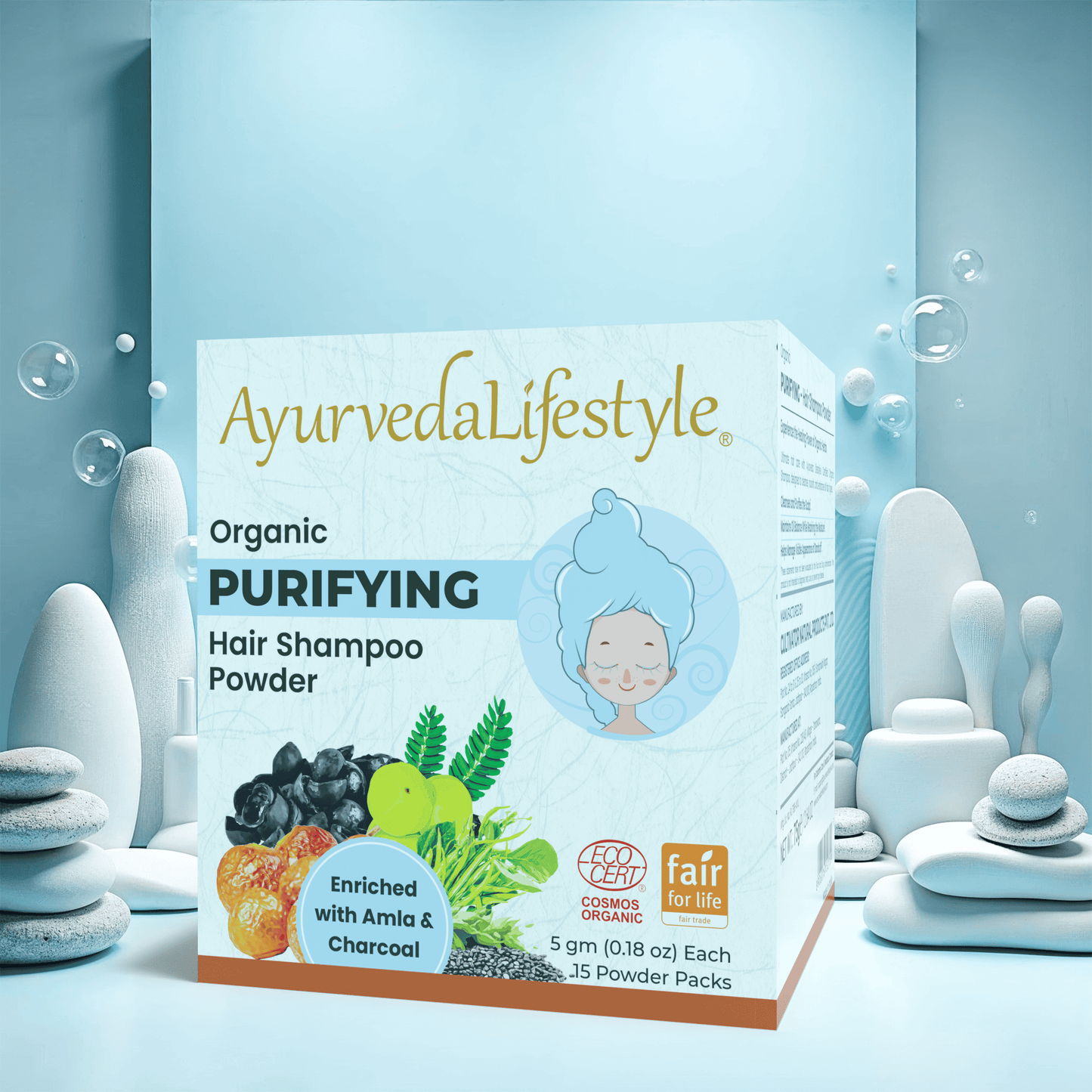 Organic PURIFYING Hair Shampoo Powder