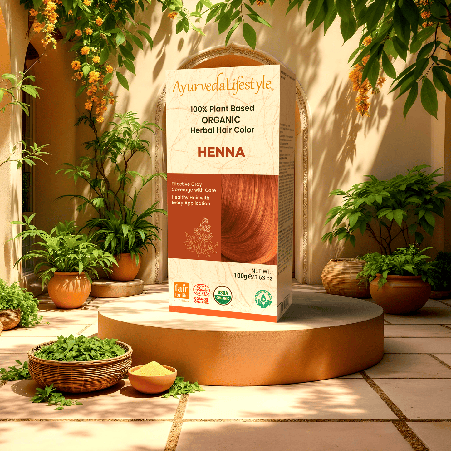 Organic Hair Color - HENNA