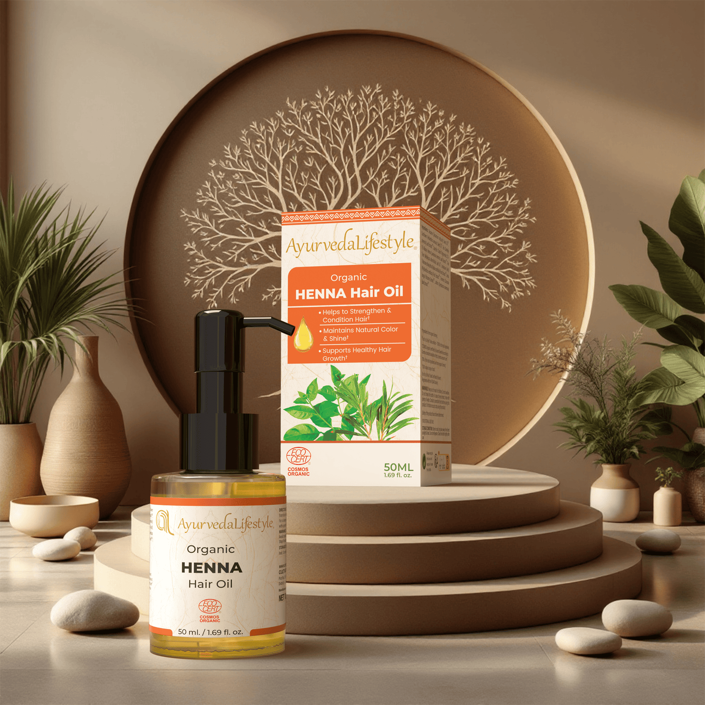 Organic HENNA Hair Oil