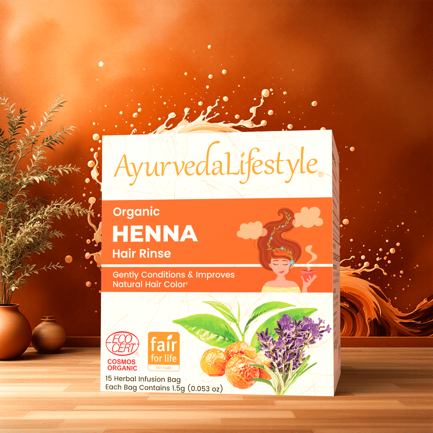 Organic HENNA Hair Rinse