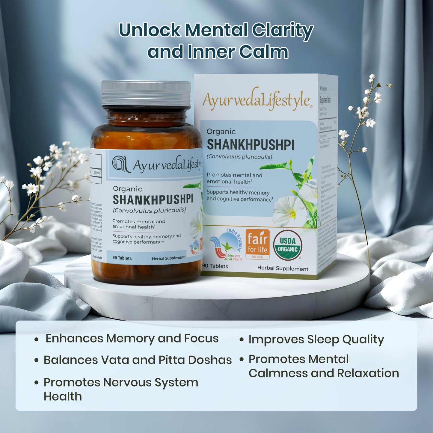 Organic Shankhpushpi Tablet