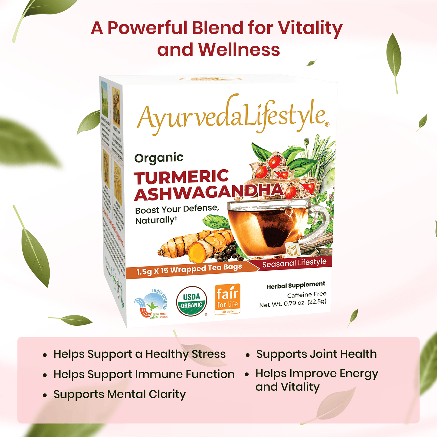 Organic TURMERIC ASHWAGANDHA
