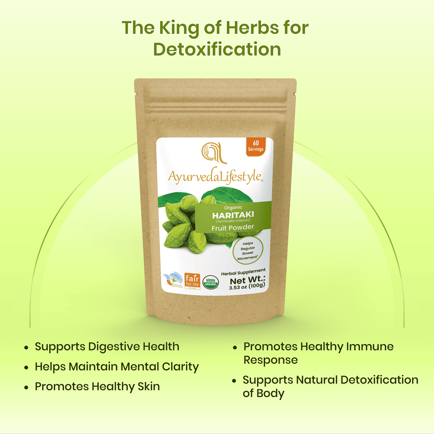 Organic HARITAKI Fruit Powder