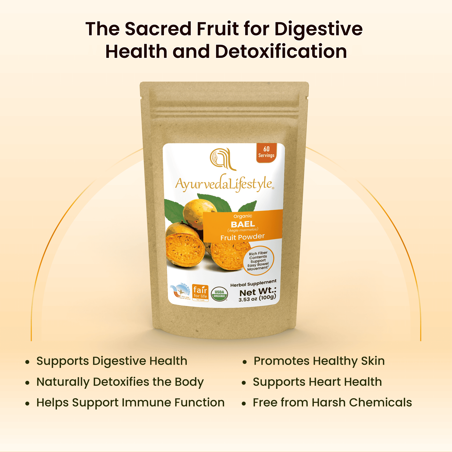 Organic BAEL Fruit Powder
