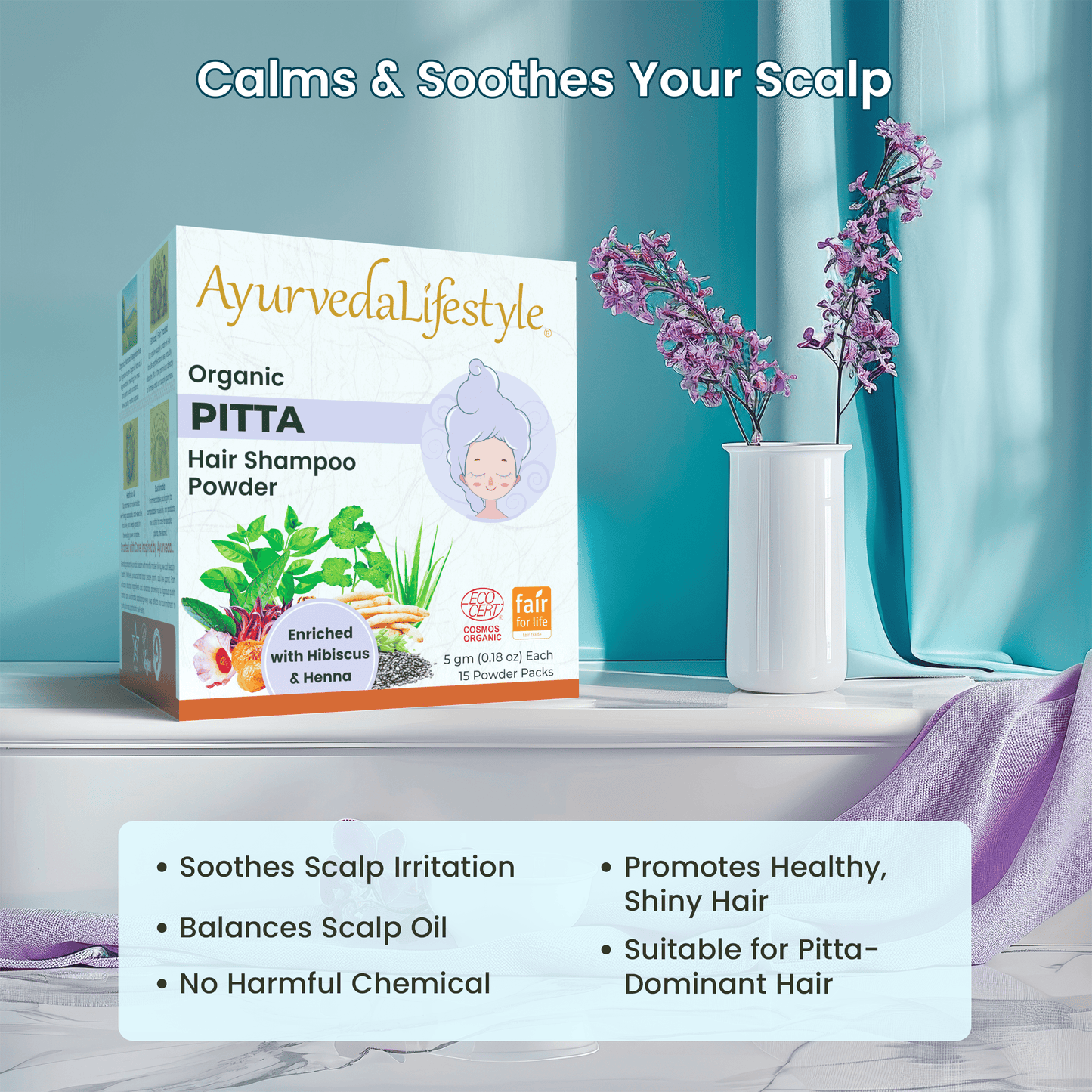 Organic PITTA Hair Shampoo Powder