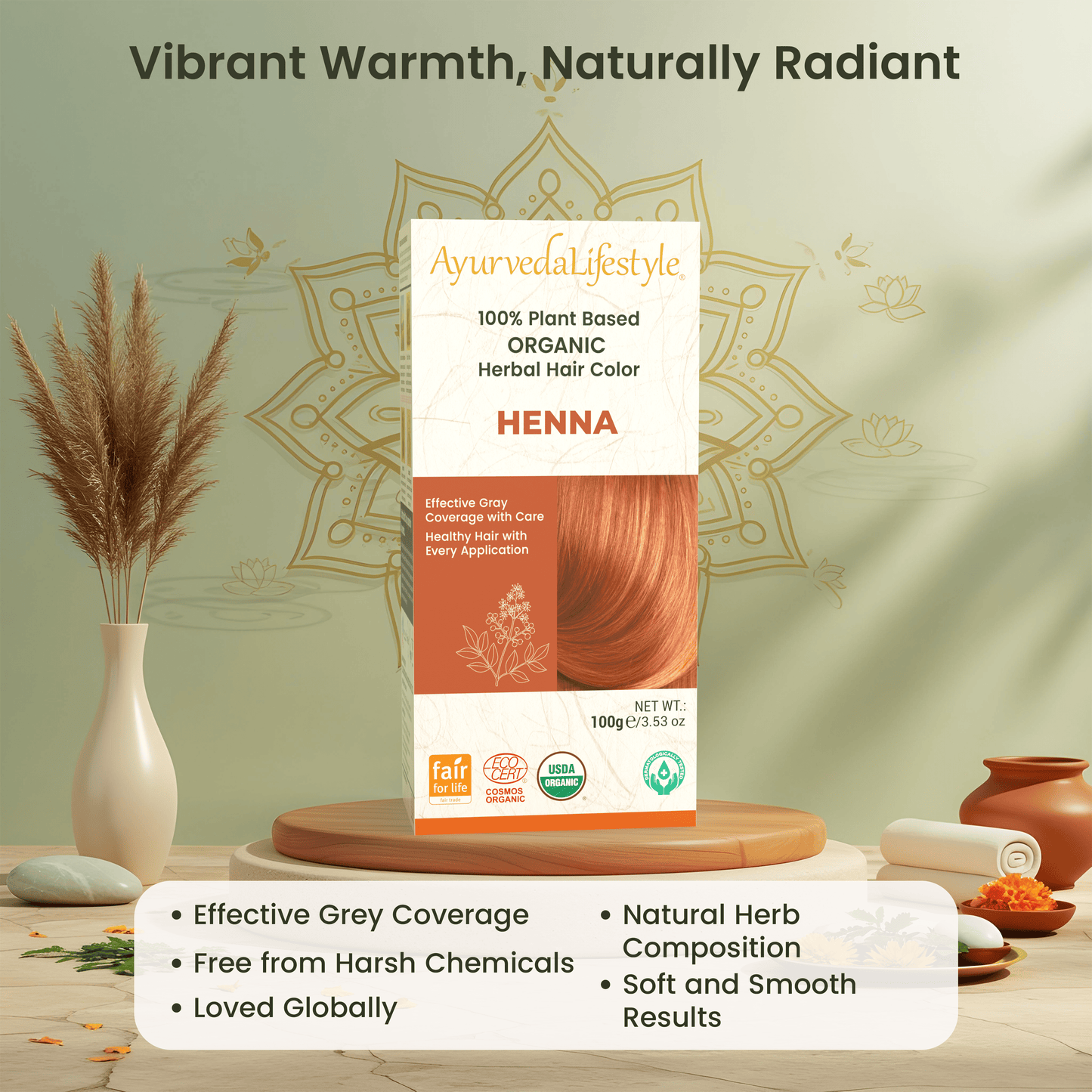 Organic Hair Color - HENNA