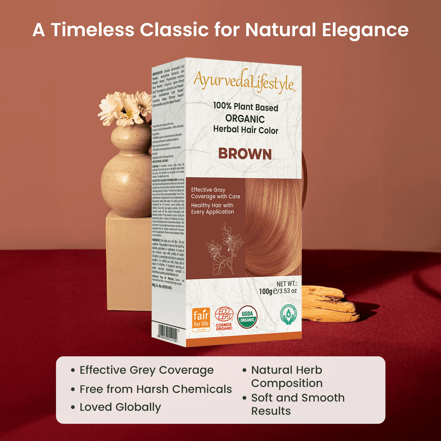 Organic Hair Color - BROWN