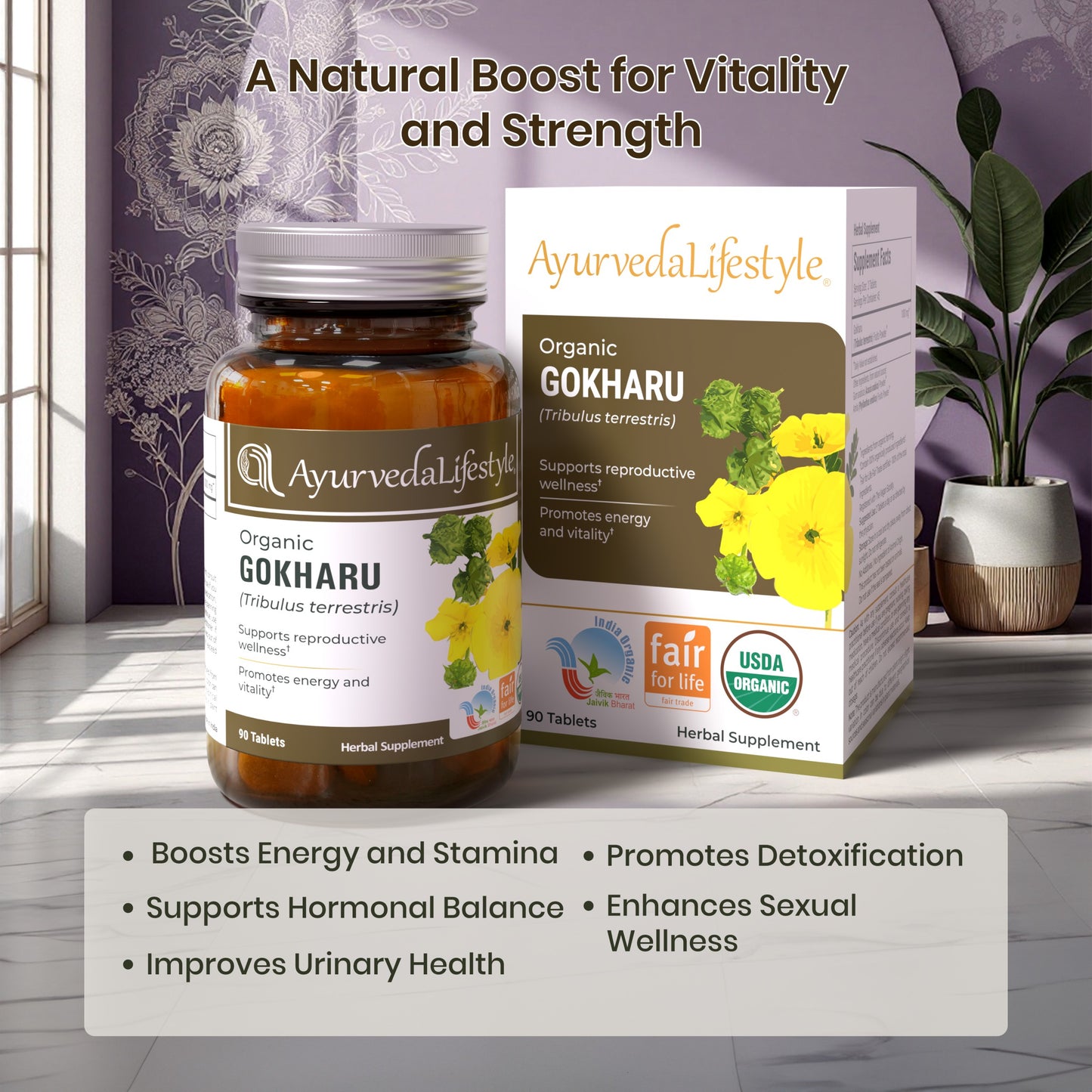 Organic Gokharu Tablet