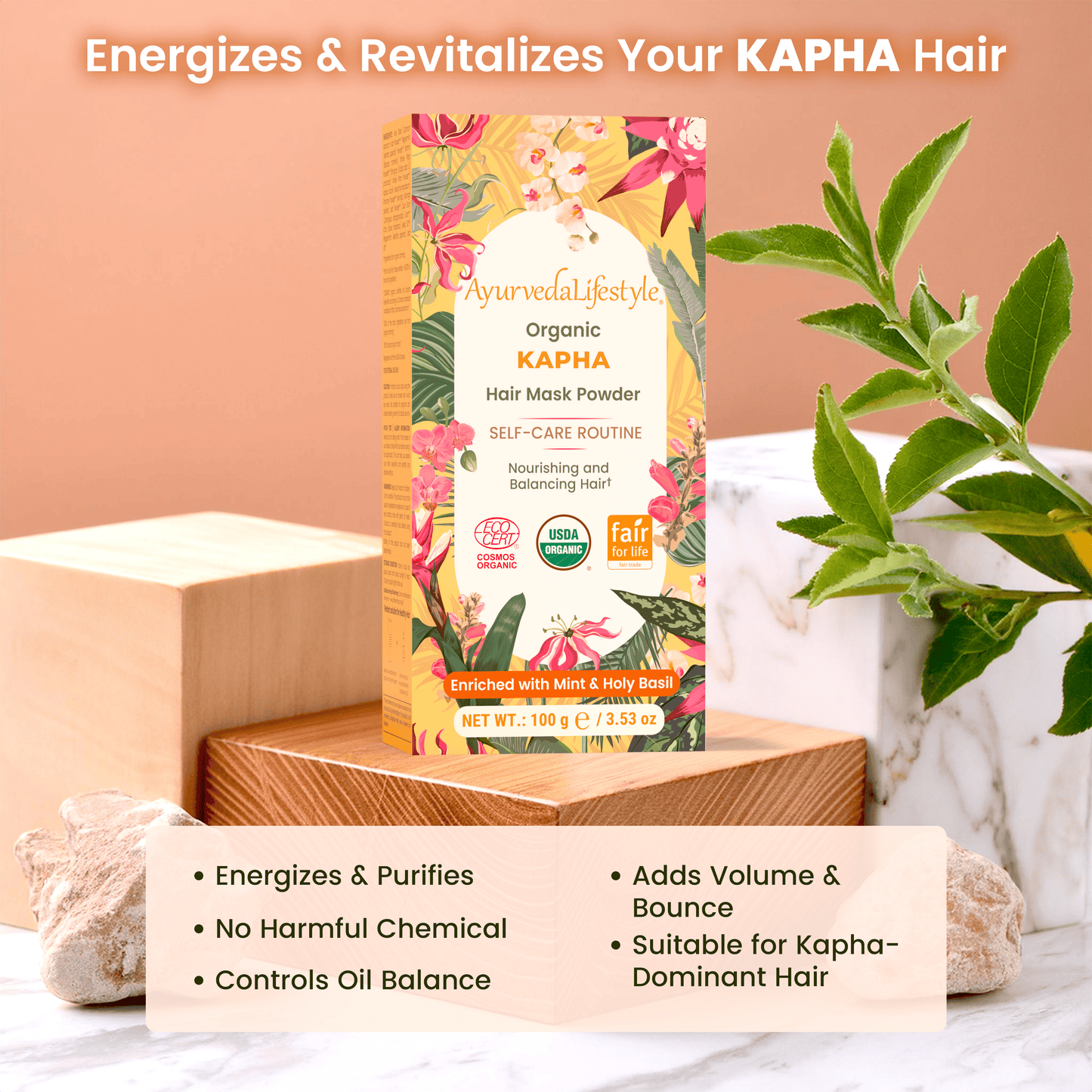 Organic KAPHA Hair Mask Powder