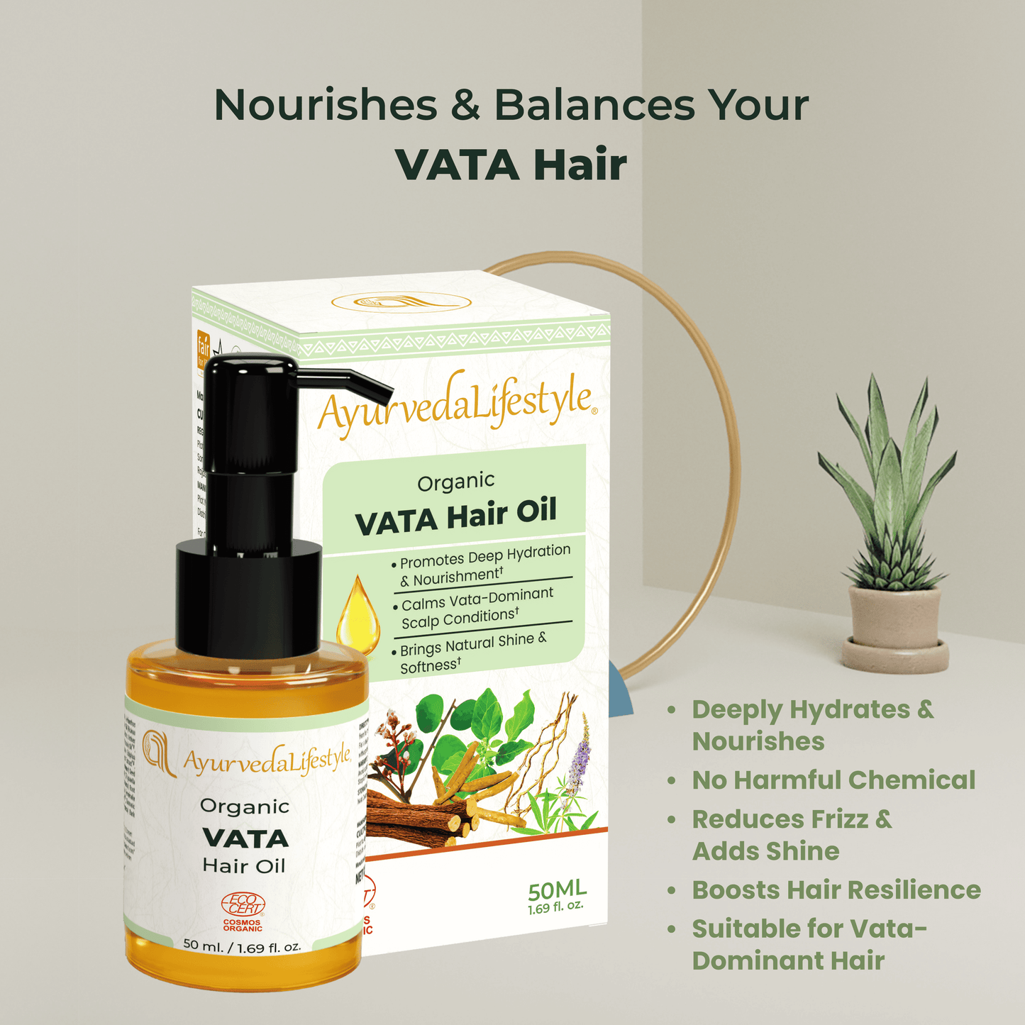 Organic VATA Hair Oil