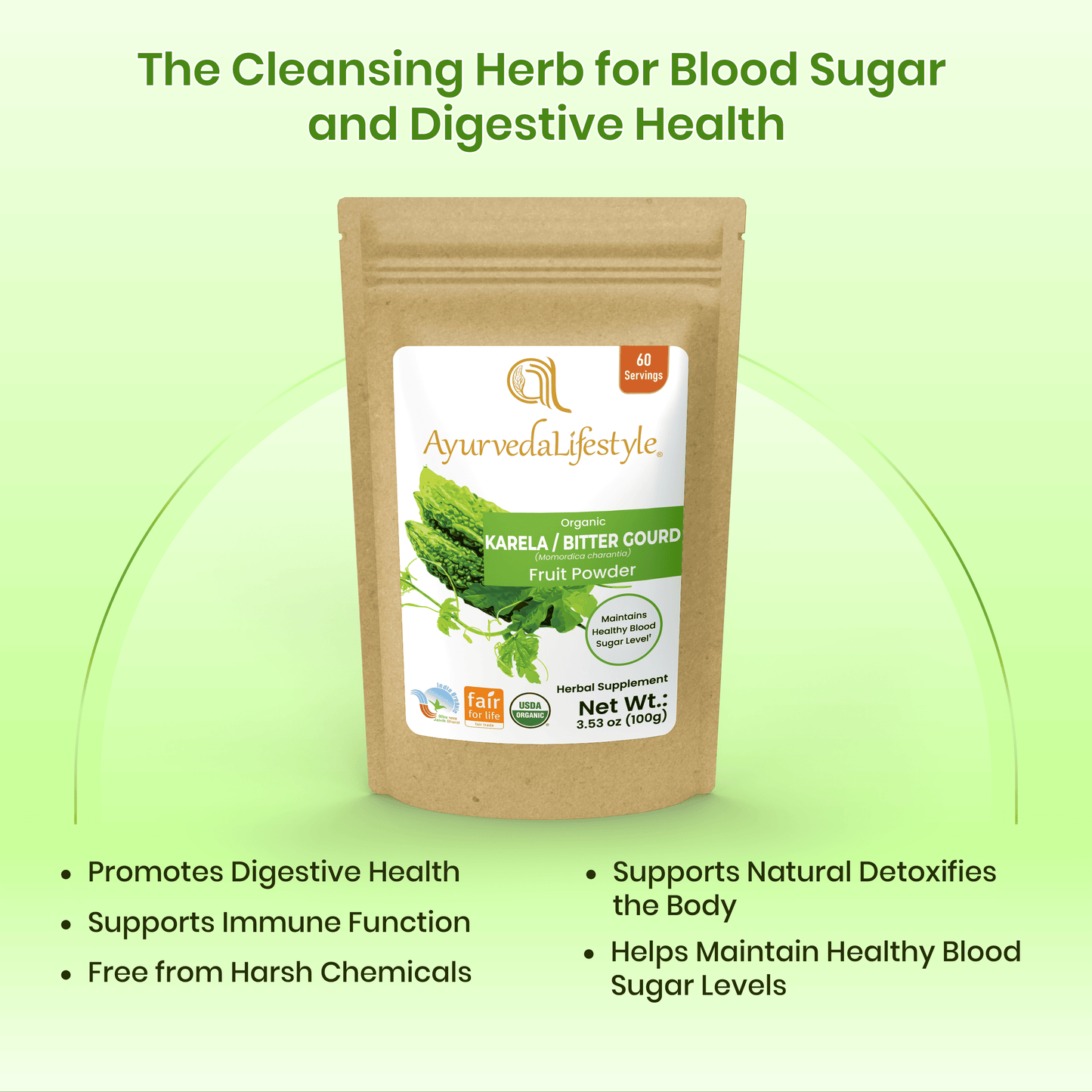 Organic BITTER GOURD Powder