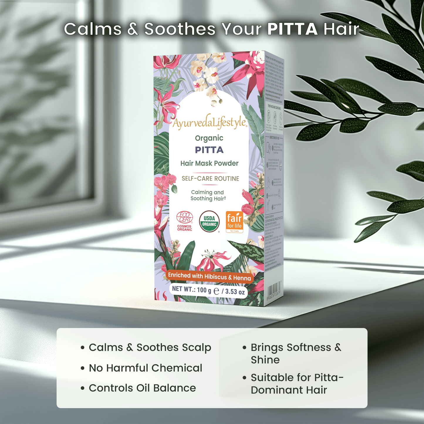 Organic PITTA Hair Mask Powder