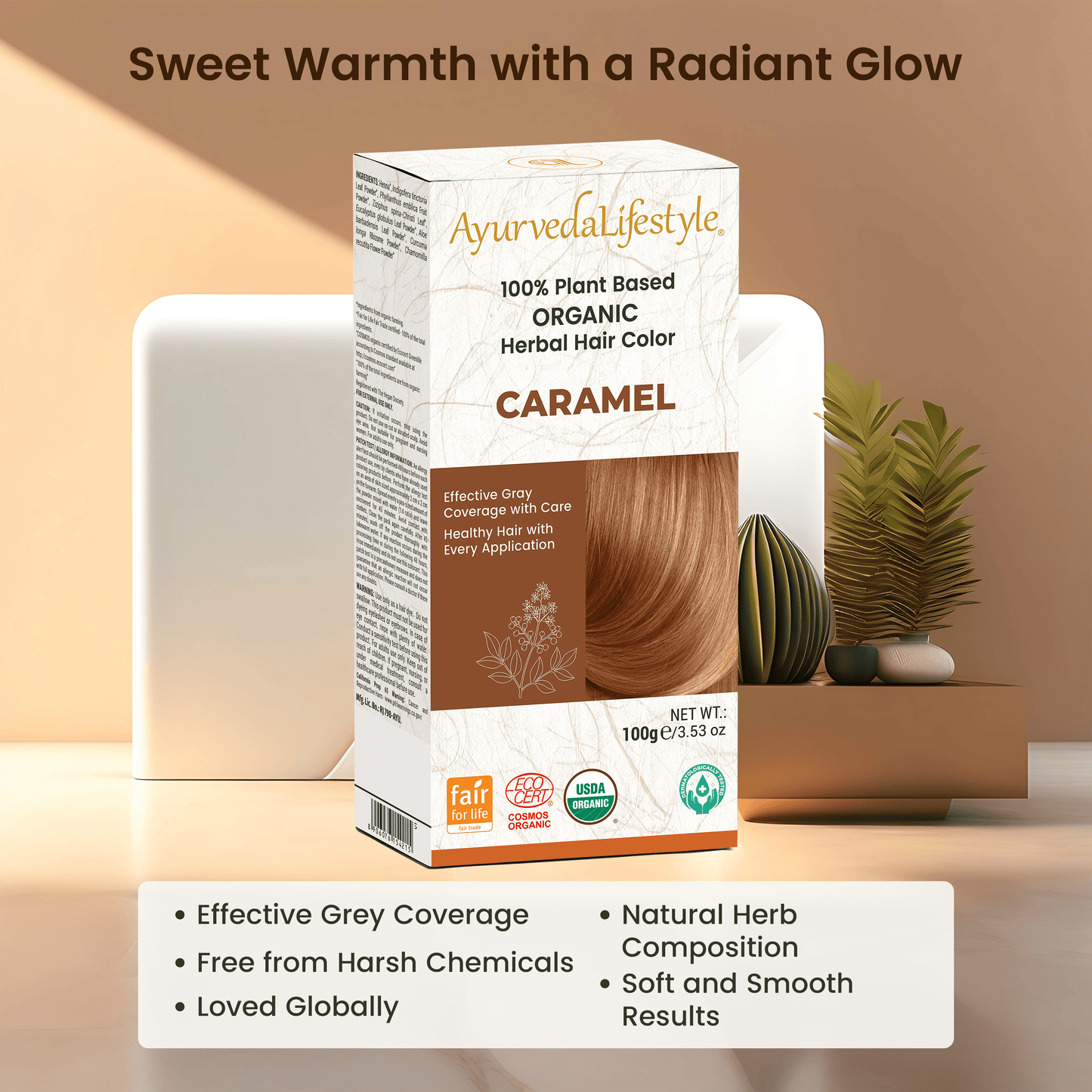 Organic Hair Color - CARAMEL