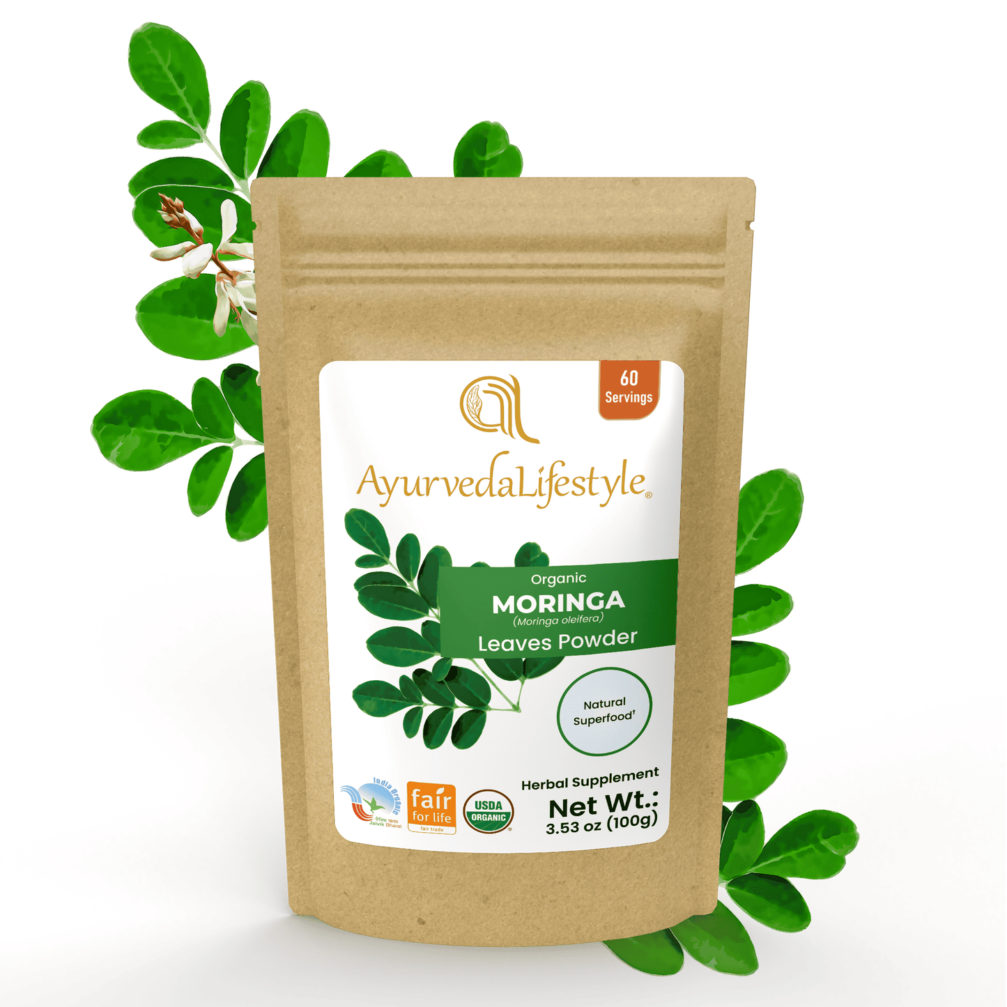 Organic MORINGA Leaf Powder