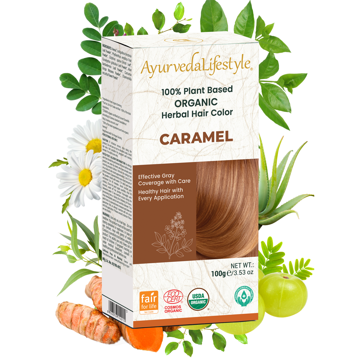 Organic Hair Color - CARAMEL