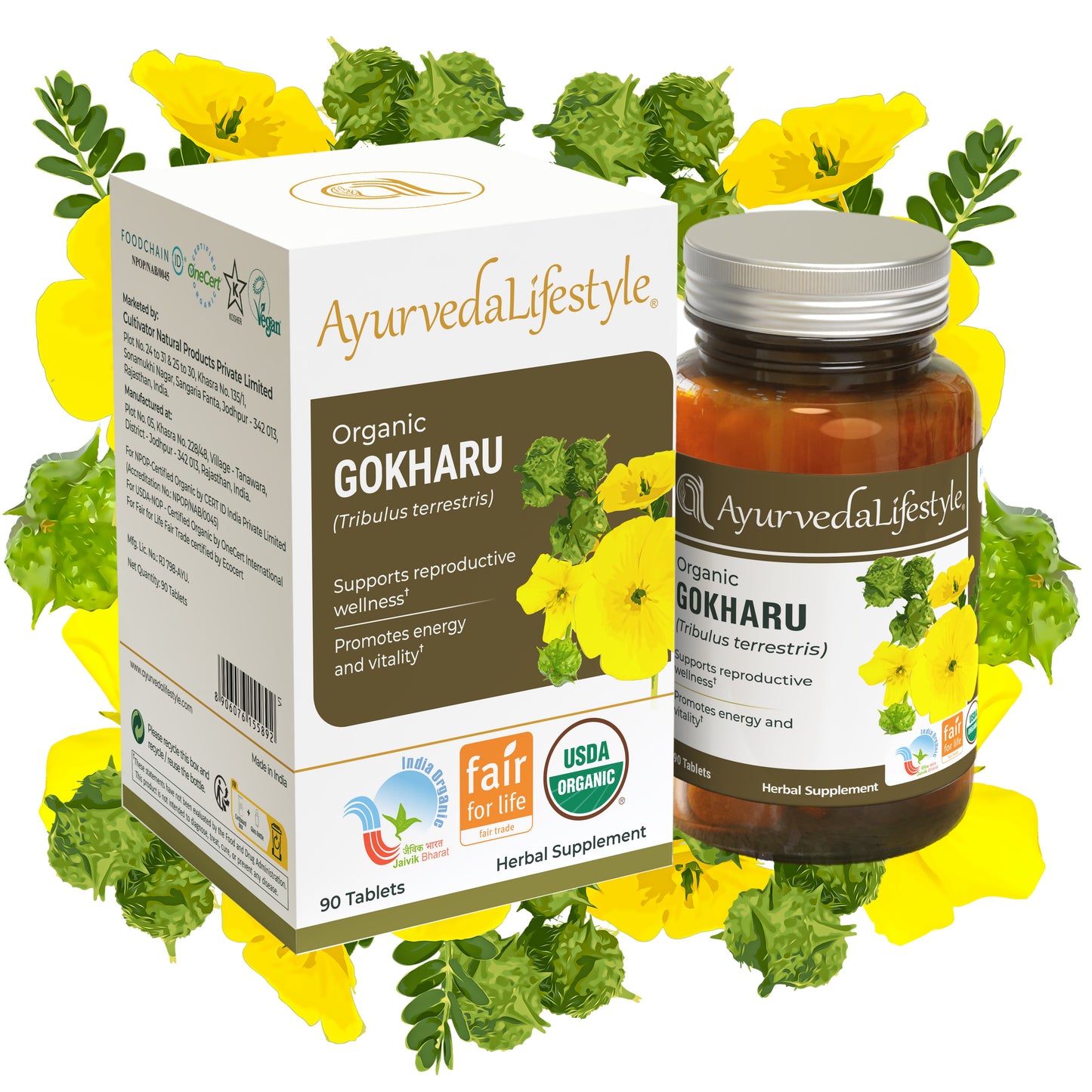 Organic Gokharu Tablet