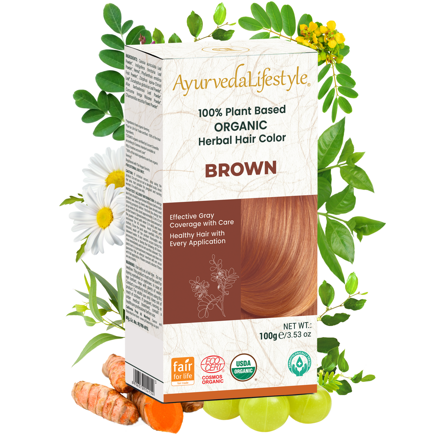 Organic Hair Color - BROWN