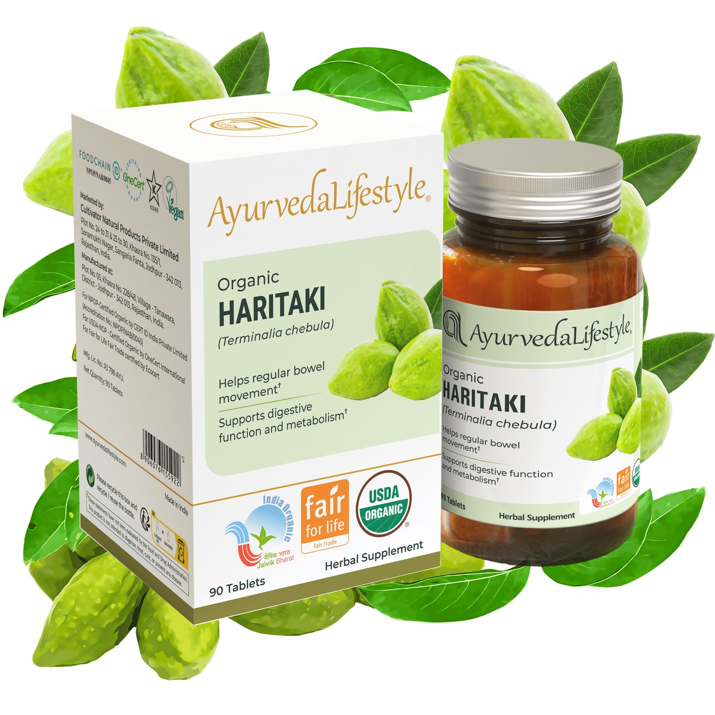 Organic Haritaki Tablet