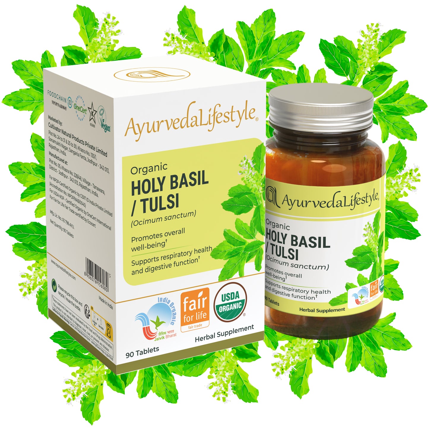 Organic Holy Basil Tablet