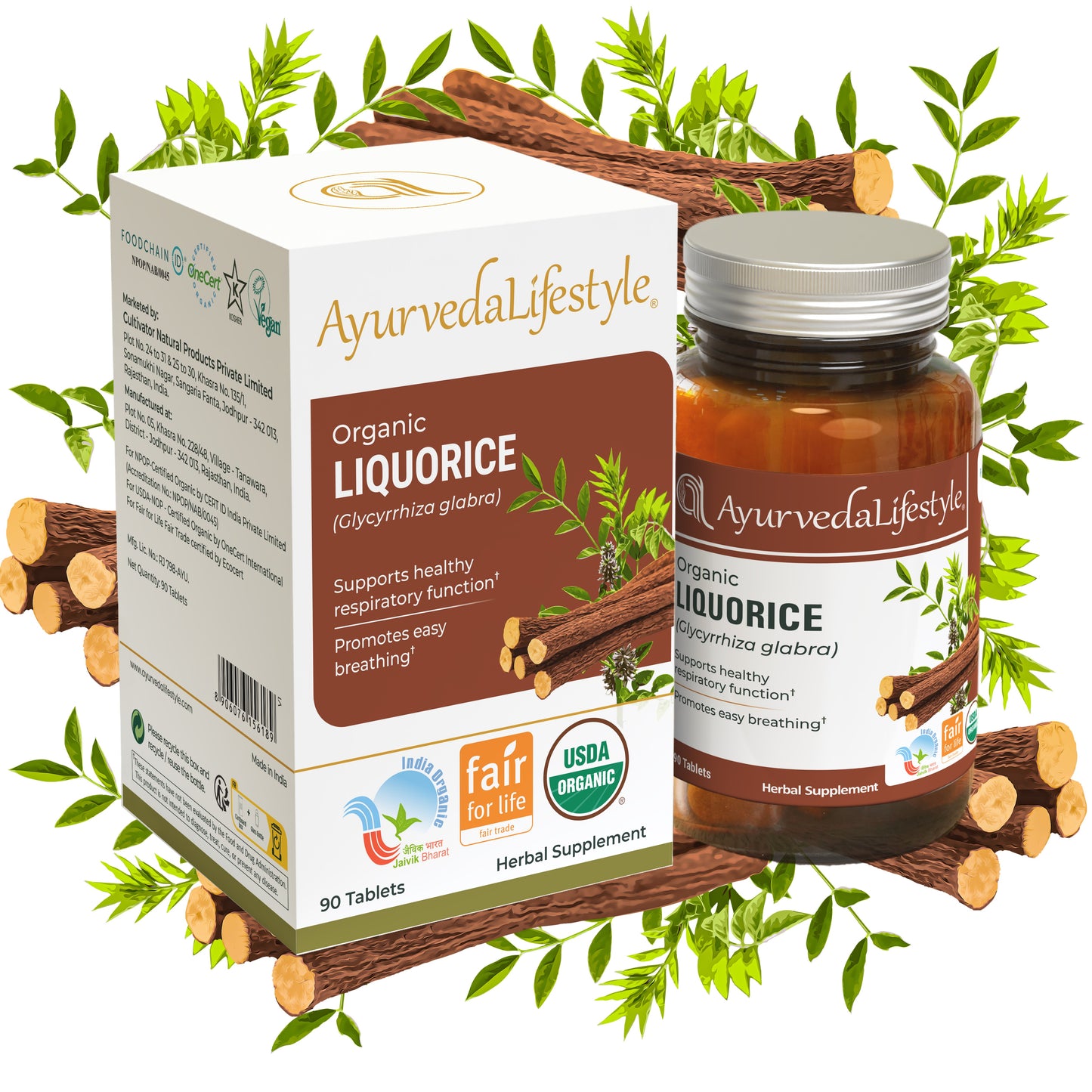 Organic Liquorice Tablet