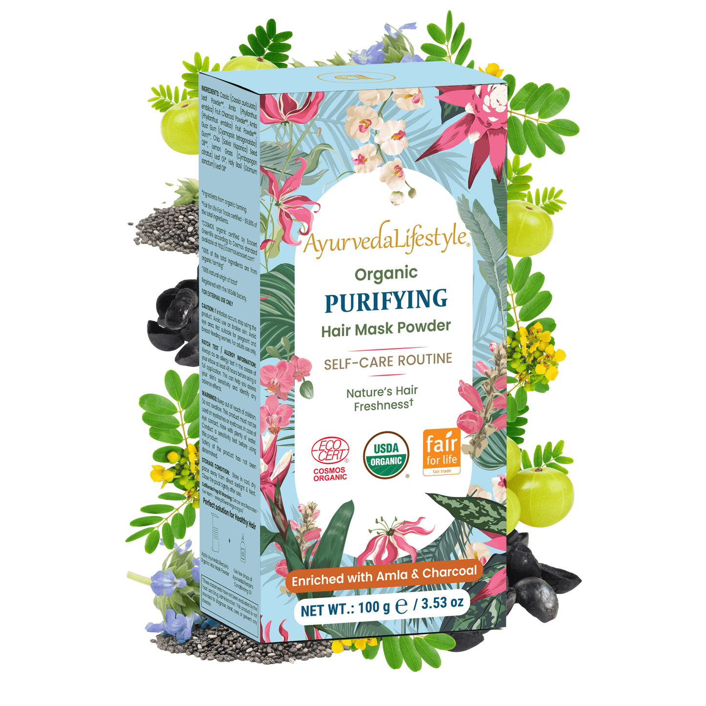 Organic PURIFYING Hair Mask Powder