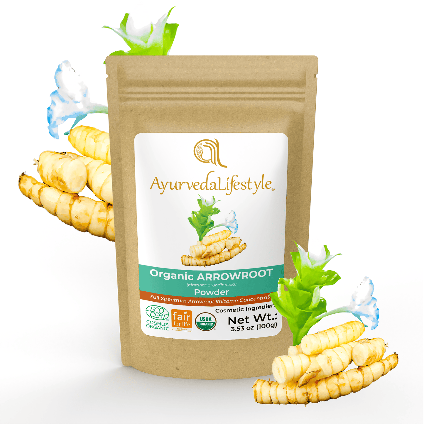 Organic ARROWROOT Powder