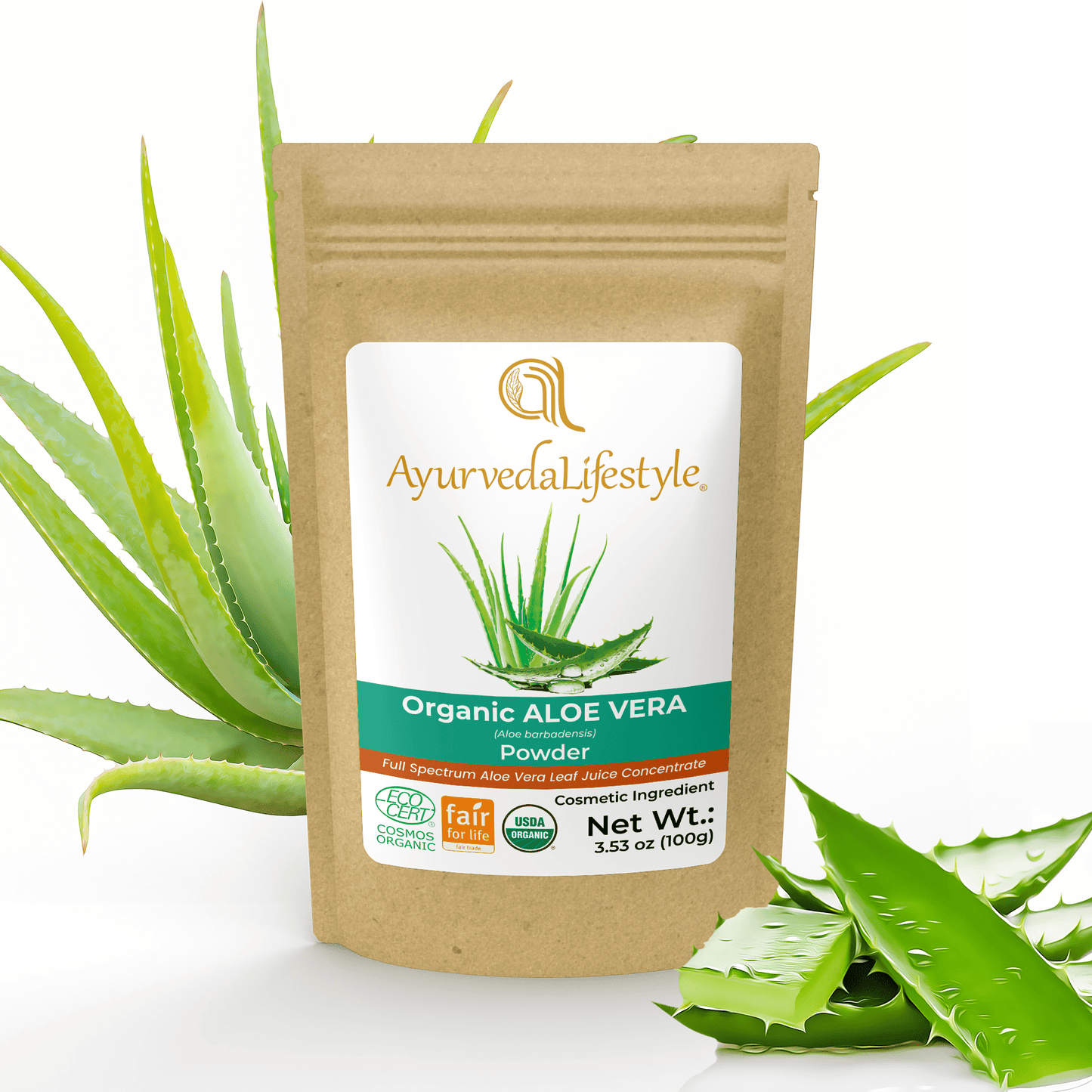 Organic ALOE VERA Gel Powder