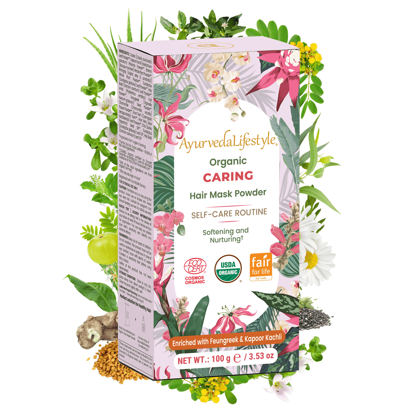 Organic CARING Hair Mask Powder