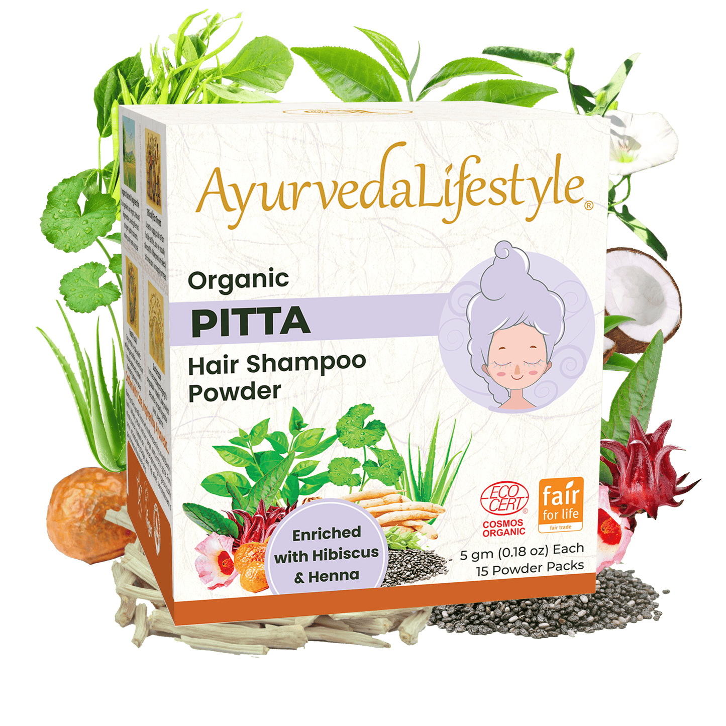 Organic PITTA Hair Shampoo Powder