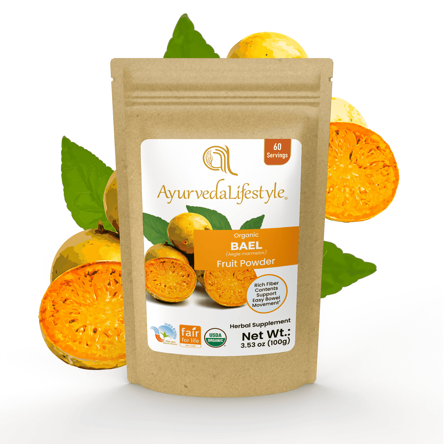 Organic BAEL Fruit Powder