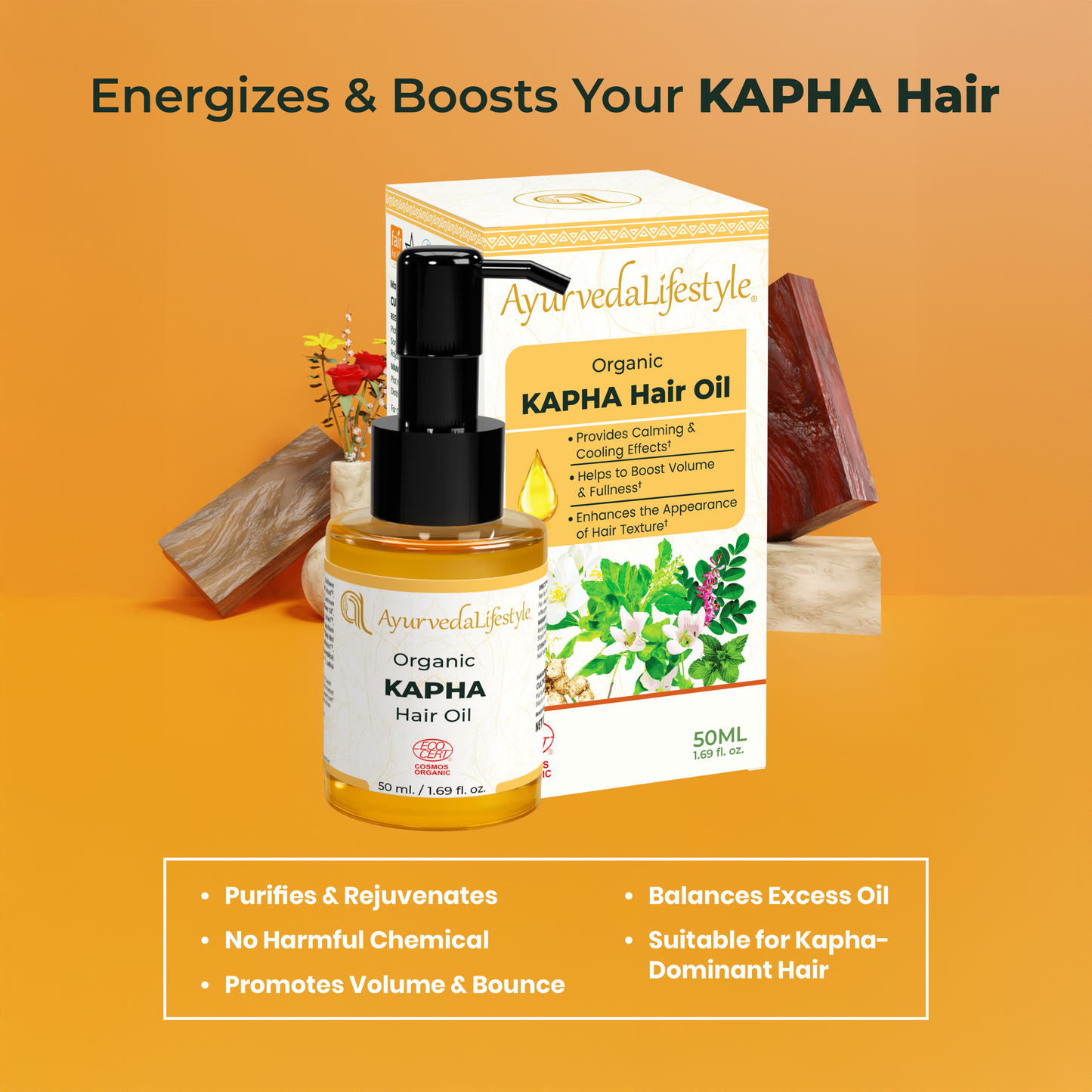 Organic KAPHA Hair Oil