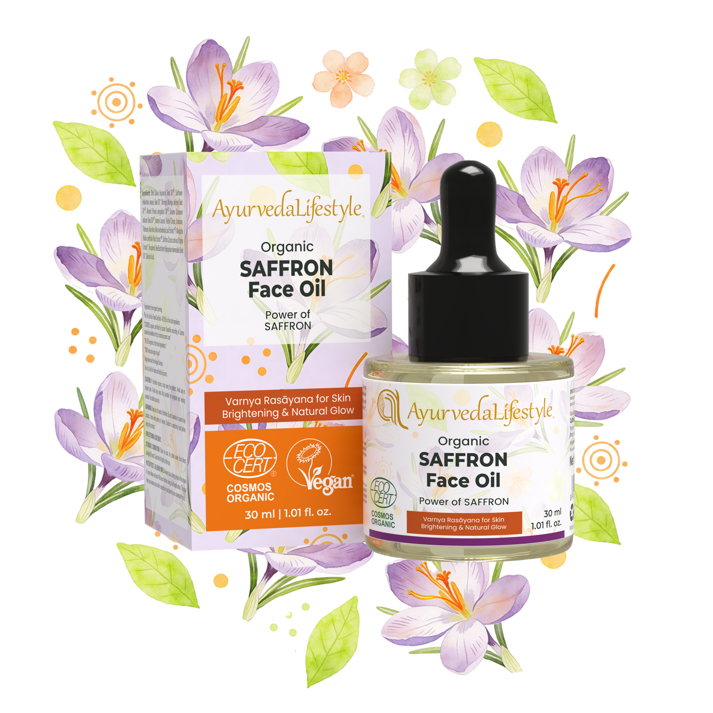 Organic SAFFRON Face Oil