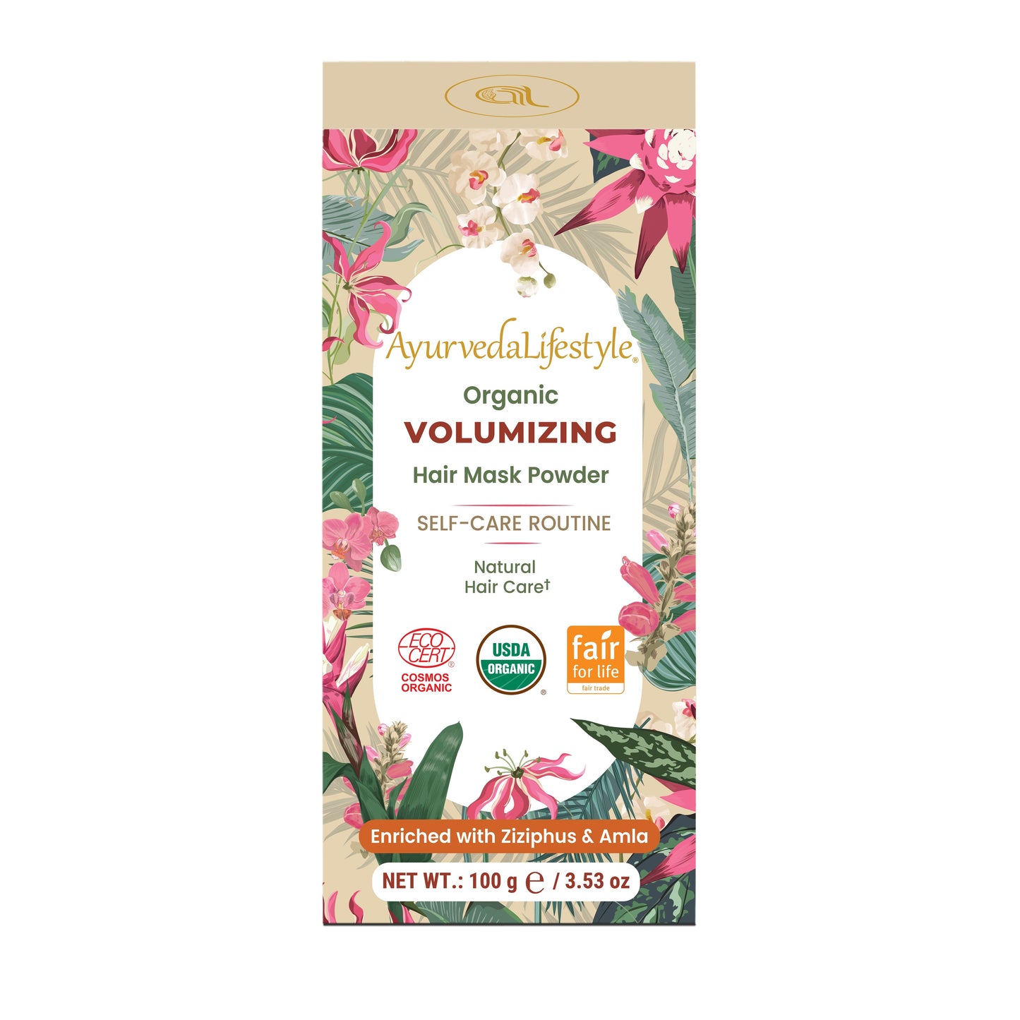 Organic VOLUMIZING Hair Mask Powder