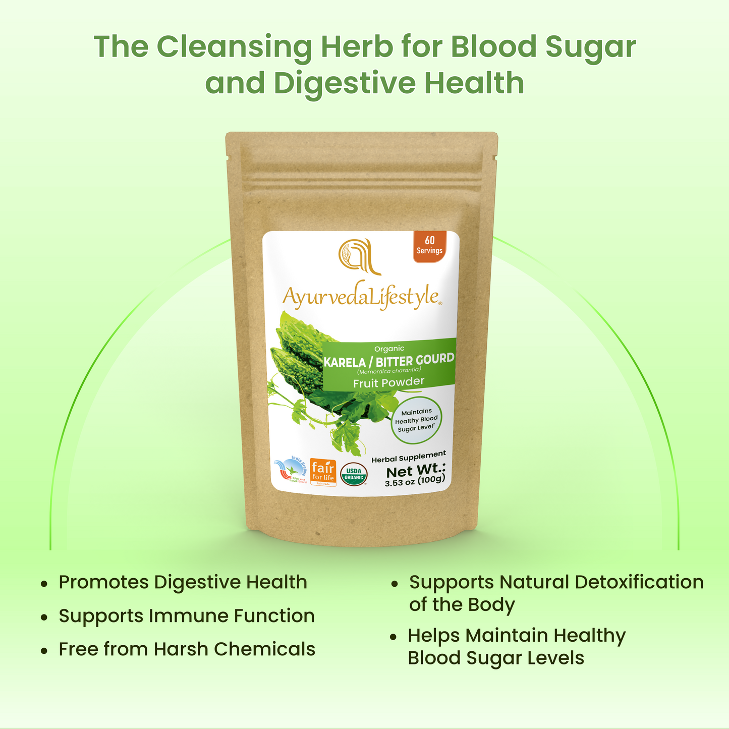 Organic BITTER GOURD Powder