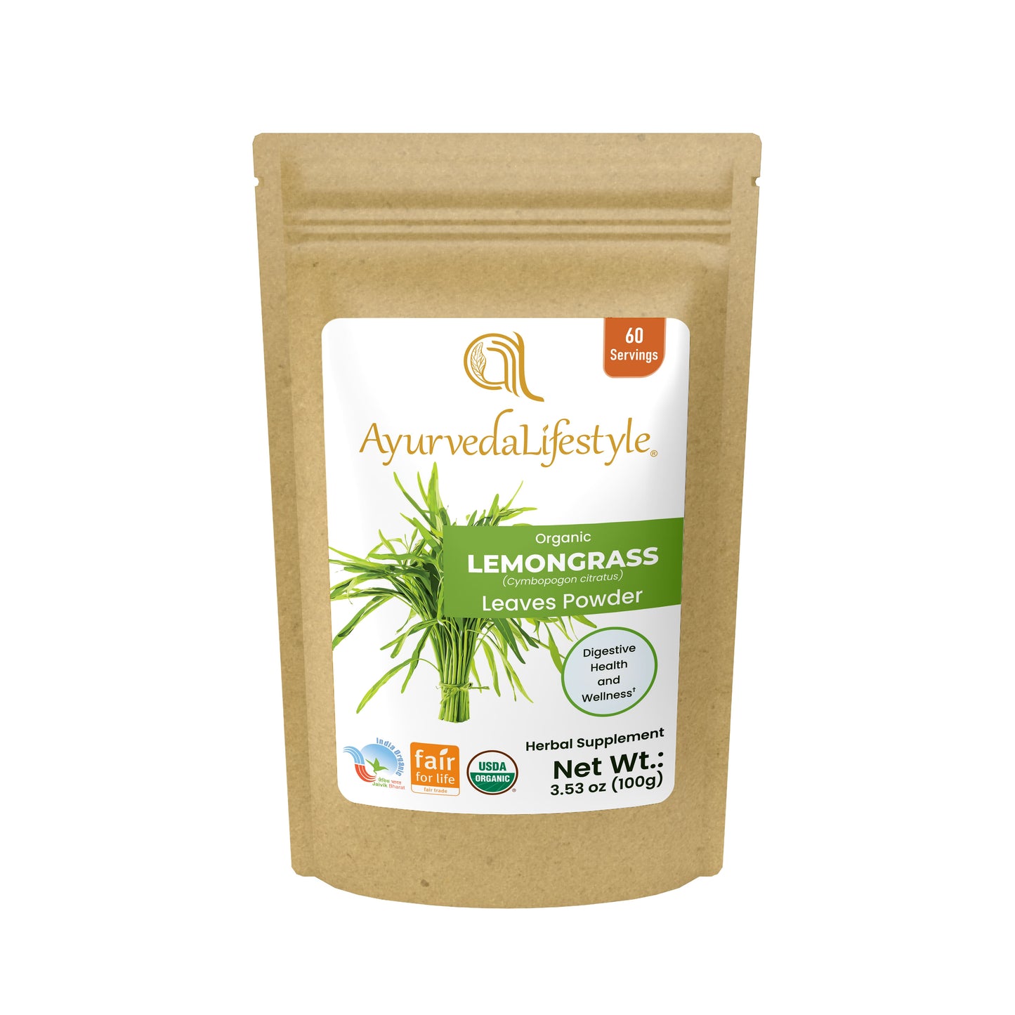 Organic LEMONGRASS Leaf Powder
