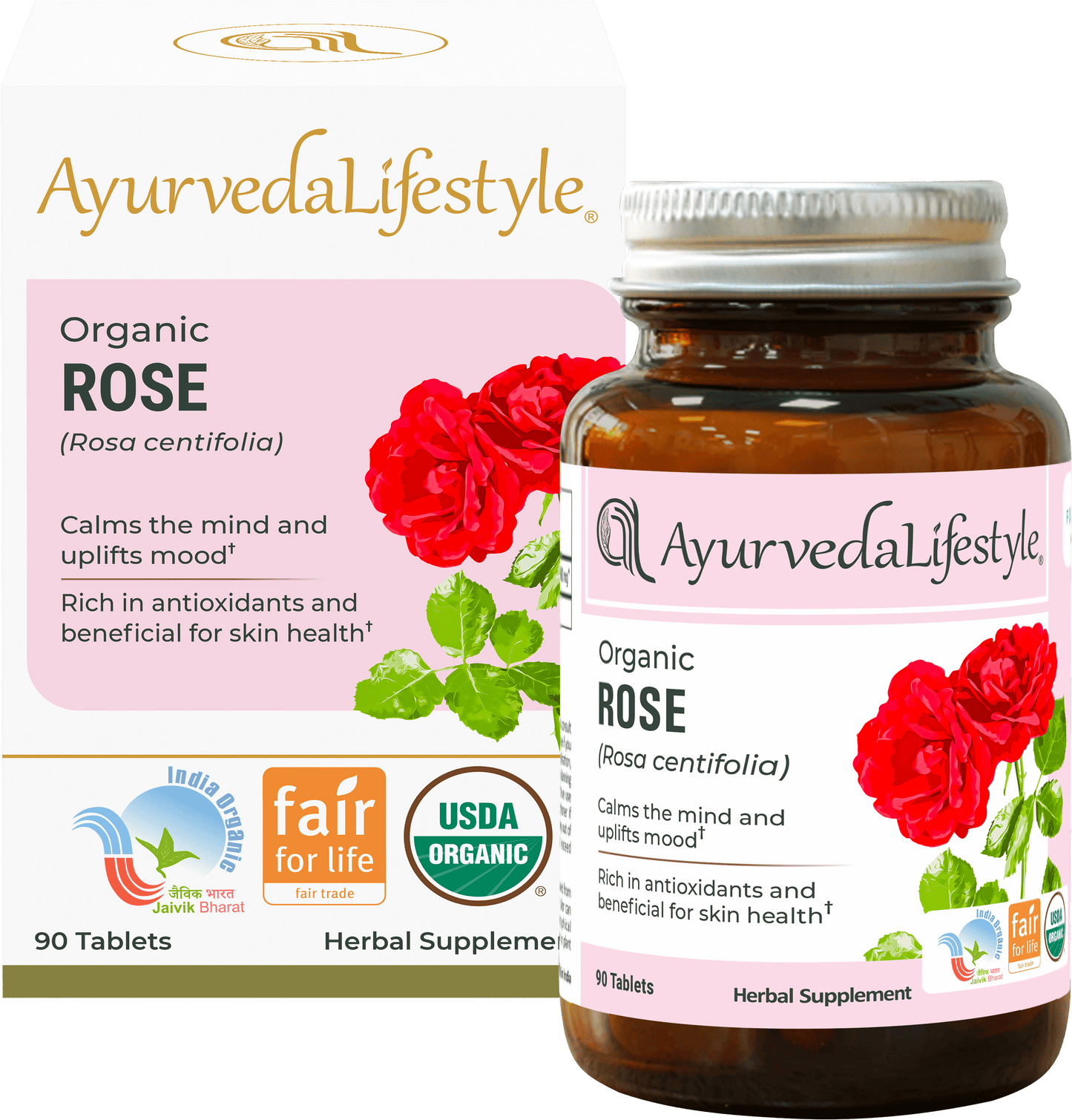 Organic Rose Tablet 
